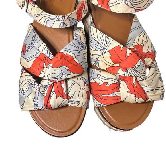 Naturalizer Platform Floral Sandals Size 9 - Picture 5 of 12